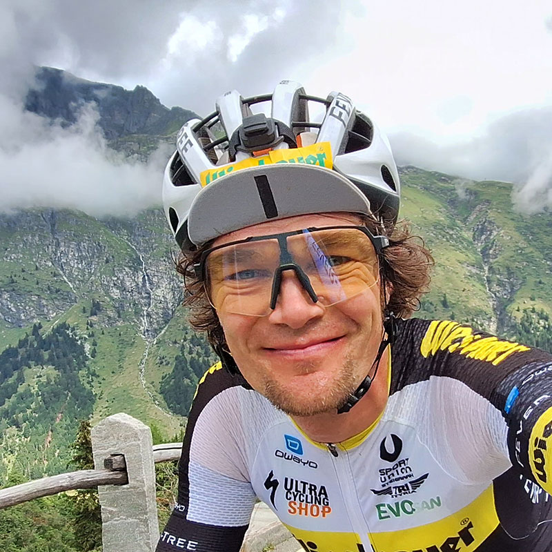Das Bild zeigt Christoph Strasser.