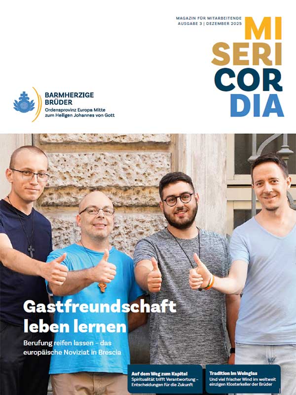 Das Bild ist ein Link zur Ausgabe 3 der Misericordia im Jahr 2025.
