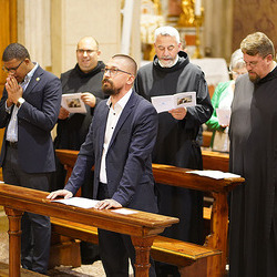 Aufnahme ins Noviziat Ondrej Bača