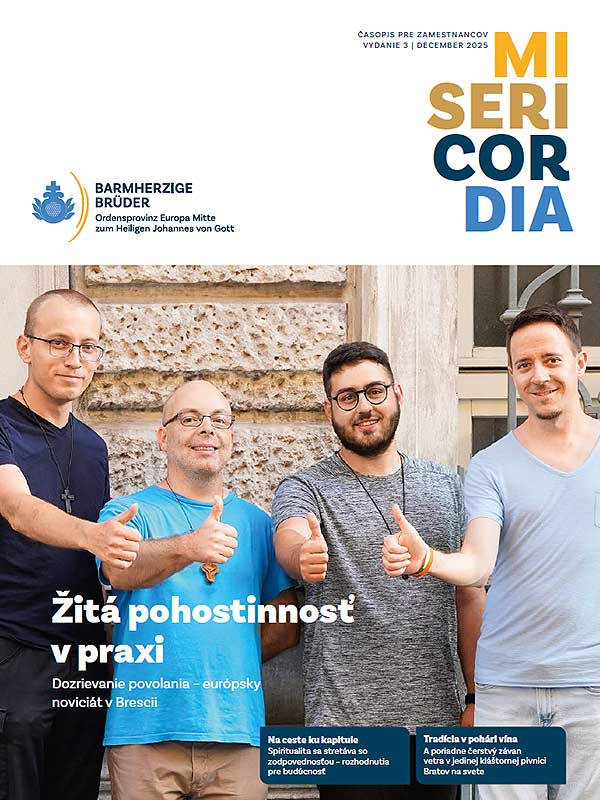 Obrázok je odkazom na vydanie 3 časopisu Misericordia z roku 2025.